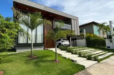 Casa mobiliada para venda, com 330m2 4/4 em alphaville litoral norte 1 - camaçari/ba