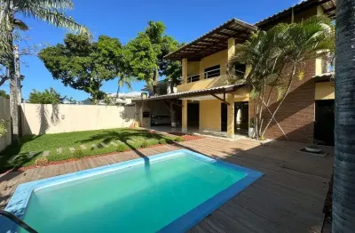 Casa duplex em condomínio com 5 dormitórios, suites no cond. villas do joanes / lauro de freitas ba