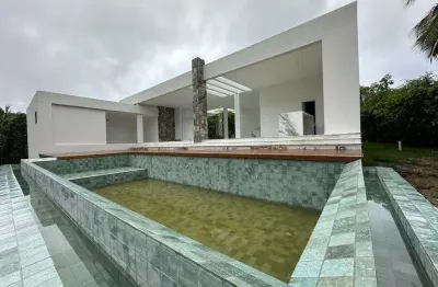 Casa 4 quartos com 3 suítes em condomínio de luxo, parque dos coqueiros - camaçari ba