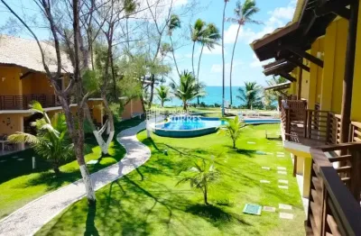 Apartamento a venda de 2/4, 1 suíte, 1º andar e 2 garagens no cond. aldeia san sebastian em arembepe