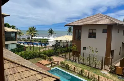 Casa duplex a venda de 4 suítes com vista mar com 200m² e 2 garagens em itacimirim
