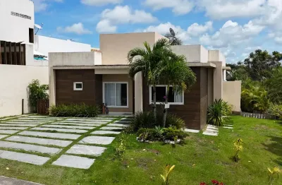 Casa terrea 4/4 com piscina privativa e espaco gourmet / aplhaville ln 2 - camacari ba