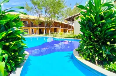 Apartamento a venda de 1/4, térreo e 1 garagem no cond. aldeia san sebastian em arembepe