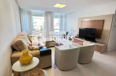 Apartamento a venda de 3/4, 1 suíte, amplo, 2 salas e garagem no costa azul