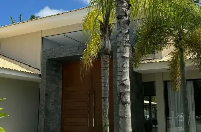 Casa térrea de alto padrão – condomínio encontro das águas 5 suites, lauro de freitas ba