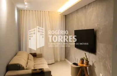 Apartamento locação de 2/4, 1 suíte, mobiliado e decorado e 2 garagens na praia do flamengo