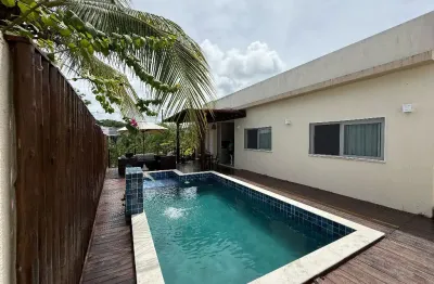 Alphaville litoral norte 2, 4 quartos | imóvel térreo com 205m2 de área construída - camacari ba