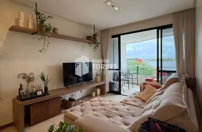 Apartamento a venda de 1/4 com 49m², nascente e garagem em alphaville salvador