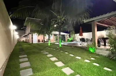 Casa à venda no condomínio parque das árvores, jacuípe, 350m², 4 suítes - barra de jacuipe - camacari ba