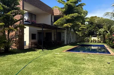 Casa duplex paraiso dos lagos, 5 suites, com piscina privativa e espaço gourmet - guarajuba / camacari ba