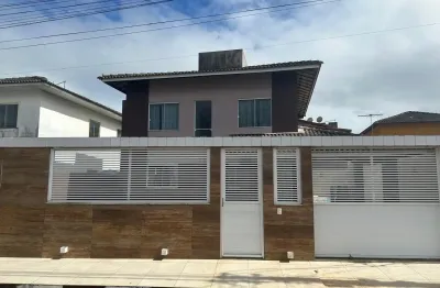 Cód. 8012 arembepe casa com 5/4 sendo 3 suítes em condomínio com acesso ao rio capivara