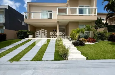 Casa duplex a venda de 4 suítes + dependência, 4 vagas em alphaville litoral norte