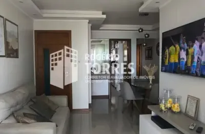 Apartamento a venda de 3/4, 1 suíte, nascente, vista mar e 3 garagens no costa azul