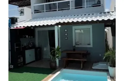 Cód. 8020 jauá casa com 3/4 sendo 2 suítes mobiliada a 15 minutos da praia
