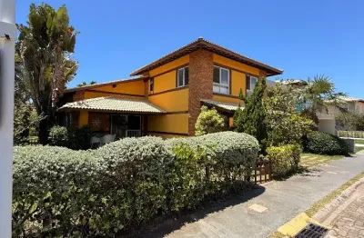 Cód. 571 stella maris casa com 4 suítes em condomínio com acesso privativo à praia