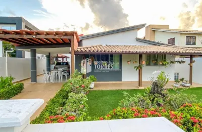 Casa térrea a venda de 3/4, 1 suíte energia solar, área gourmet com piscina e garagem em barra de jacuipe