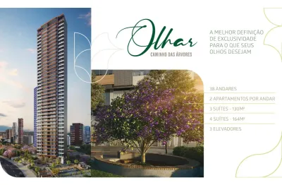 Cód. 003 caminho das árvores 4 suítes com 3 vagas no olhar caminho das árvores