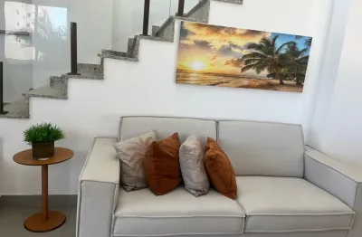 Cód. 568 armação 2/4 com 2 banheiros vista mar nascente e ventilado