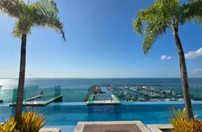 Cloc marina | loft com 55m² | 1 quarto | nascente | porteira fechada (opcional) | design moderno / av. contorno - salvador ba