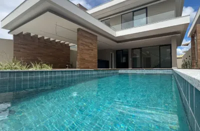 Casa á venda no condomínio high garden -  4 suítes (3 com closet | 2 com varanda | master com hidro e claraboia).