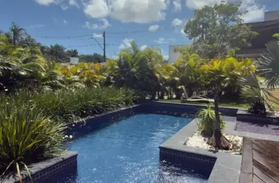 Casa à venda no alphaville litoral norte 1 | mobiliada | 4 suítes