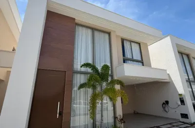 Casa de Alto Padrão no Jaguar Residence – Villas do Atlântico - ️ 4/4 (sendo 3 suítes + escritório).