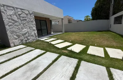 Casa à Venda - Casa recém construída 100% térrea | Condomínio Amsterdam | Lauro de Freitas - 4/4 sendo 3 suítes.