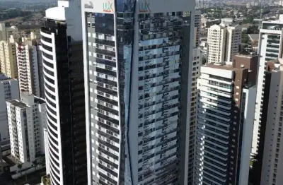 Exuberante Cobertura mobiliada e decorada no 34 andar e a poucos passos do Shopping Flamboyant