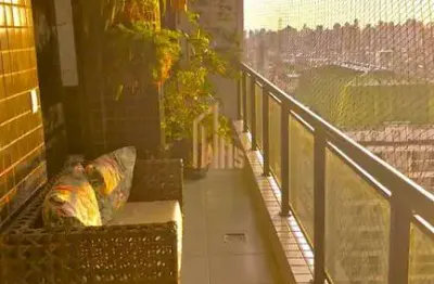 Apartamento com 3 Suítes no Marco,112m²-ED Rio Mendoza|Semimobiliado|Andar alto