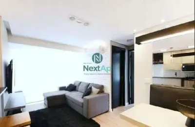 Apartamento sofisticado | 50m² | 2 dormitórios | chácara santo antônio