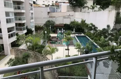 Apartamento a venda com 78 m²,  possibilidade de 2 dormitórios (reversível) e duas vagas no alto de pinheiros - semimobiliado
