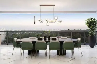 Santo amaro – apartamento de alto padrão com 185m², 4 suítes e 3 vagas de garagem