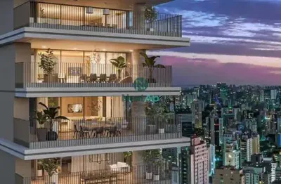 Duplex com 564,28 m², 5 suítes e 5 vagas de garagem em são paulo.