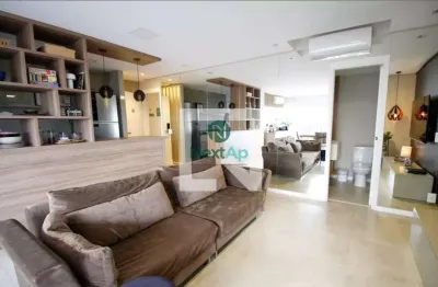 Apartamento semi mobiliado à venda com 3 dormitórios, 2 vagas em pinheiros, são paulo/sp
