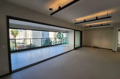 Apartamento alto padrão a venda de 162 m², 4 dormitórios, 2 vagas e depósito em pinheiros