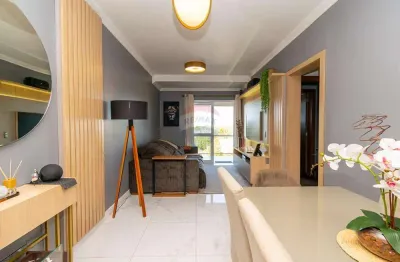 Apartamento à venda no condomínio grann hórus - sacada com churrasqueira - bairro dom feliciano – 2 quartos, 1 suíte