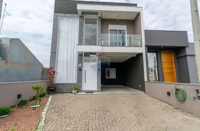 Sobrado de luxo em gravataí 3 dormitórios - energia solar-piscina