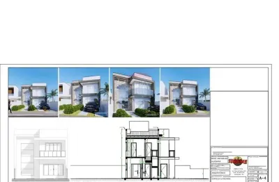 Sobrado em construção no terra nova – 2 suítes, 92m², rua joão peixoto gomes 448