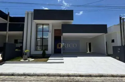 Linda casa à venda em condomínio fechado - 3 suítes, área gourmet com deck de piscina com 220m2 de área construída
