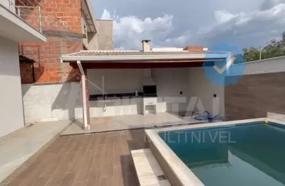 Sobrado em Condomínio com Piscina para Locação com 4 Quartos sendo 2 Suíte no Condomínio Olivio Franceschini em Hortolândia - SP