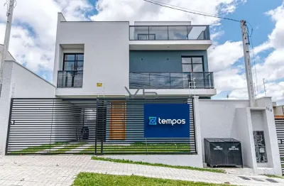 Casa Sobrado, com 3 quartos, 140 m² privativos, 1 vaga de garagem, no Atuba, Curitiba - PR.