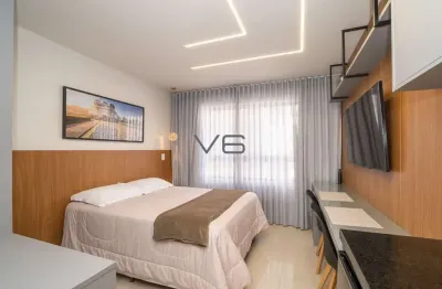 Apartamento Studio com 20,45m² privativos, no Centro, Curitiba-PR.