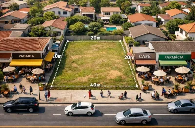 Terreno Comercial na Avenida principal do Bairro Cristo Redentor ( Pacaembu)