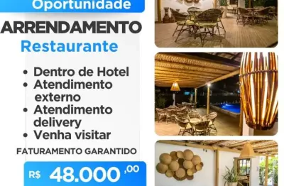 Ponto comercial com 1 sala para alugar na bairro paraíso pataxos, 154, paraíso dos pataxós, porto seguro, 100 m2 por r$ 48.000