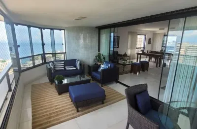 Apartamento 4 quartos para venda em salvador, ondina, 4 dormitórios, 4 suítes, 6 banheiros, 5 vagas