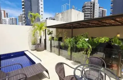 Cobertura para venda em salvador, horto florestal, 2 dormitórios, 2 suítes, 4 banheiros, 3 vagas