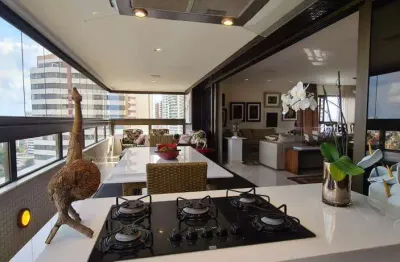 Apartamento 4 quartos para venda em salvador, horto florestal, 4 dormitórios, 4 suítes, 6 banheiros, 5 vagas