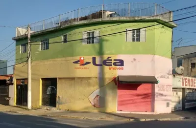 Sobrado para Venda ou Locação em Poá-SP - Bairro Calmon Viana - 2 Quartos, 1 Sala, 1 Banheiro, 1 Vaga de Garagem - 106,03 m²