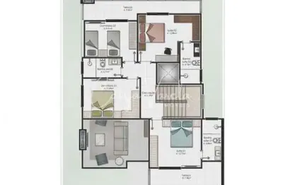 Apartamento com 4 quartos à venda na rua dos camarões, balneário rosa do mar, passo de torres, 251 m2 por r$ 1.565.000