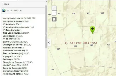 Terreno à venda na avenida brasil, quadra 199, jardim américa, caxias do sul por r$ 545.000